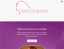 Tablet Screenshot of imicusband.com